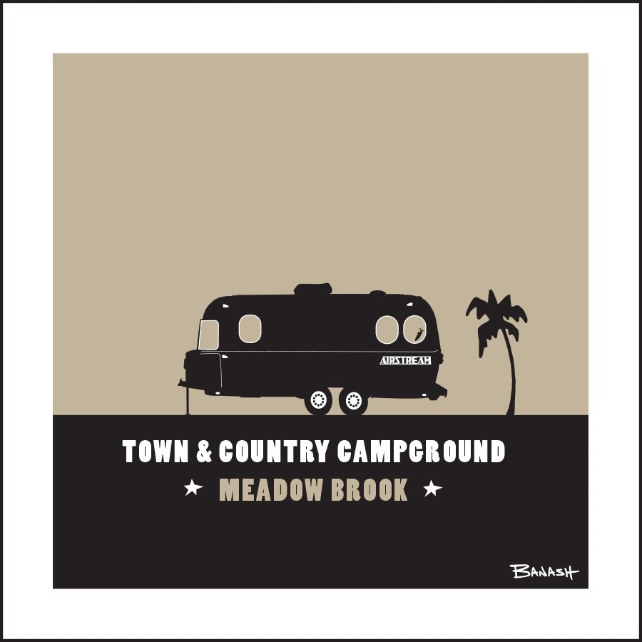 TOWN & COUNTRY CAMPGROUND ~ AIRSTREAM ~ MEADOW BROOK ~ 12x12