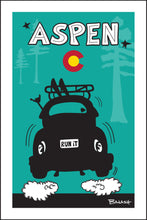 Load image into Gallery viewer, ASPEN ~ SKI BUG TAIL ~ AIR ~ SEAFOAM ~ 2:3