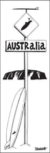 Load image into Gallery viewer, AUSTRALIA ~ SURF XING ~ LONGBOARD ~ ULURU