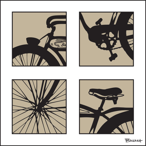 AUTOCYCLE ~ FRAMES ~ BLACK N TAN ~ 1:1