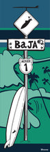 Load image into Gallery viewer, BAJA ~ SURF XING ~ LONGBOARD ~ GOIN' LEFT ~ OCEAN LINES