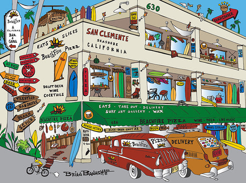 BEACHFIRE PIZZA ~ SAN CLEMENTE ~ 3:4