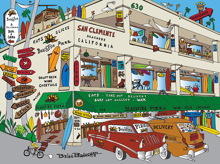 BEACHFIRE PIZZA ~ SAN CLEMENTE ~ 3:4
