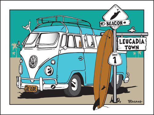 BEACON ~ LEUCADIA ~ SURF XING ~ SURF BUS ~ LONGBOARD ~ 3:4