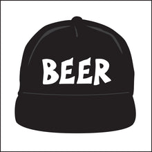 Load image into Gallery viewer, BEER ~ HIGH CROWN ~ FLAT ~ GRAPHIC HAT
