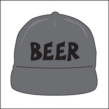Load image into Gallery viewer, BEER ~ HIGH CROWN ~ FLAT ~ GRAPHIC HAT