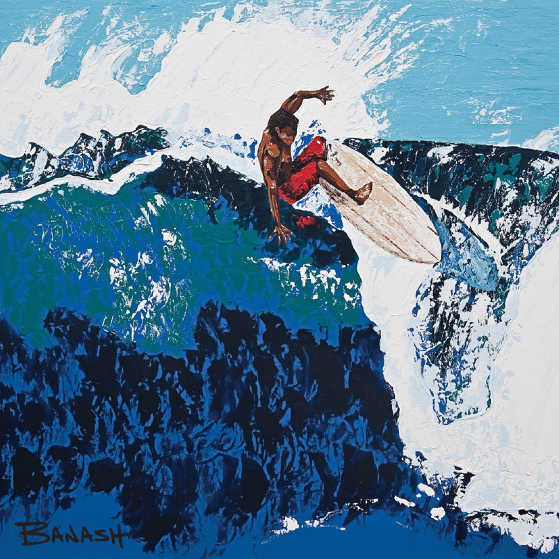 BIG LEFT ~ HALE'IWA ~ NORTH SHORE ~ 1:1