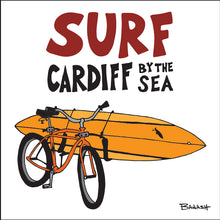 Load image into Gallery viewer, CARDIFF BY THE SEA ~ SURF CRUISER SIDE CAR ~ LONGBOARD