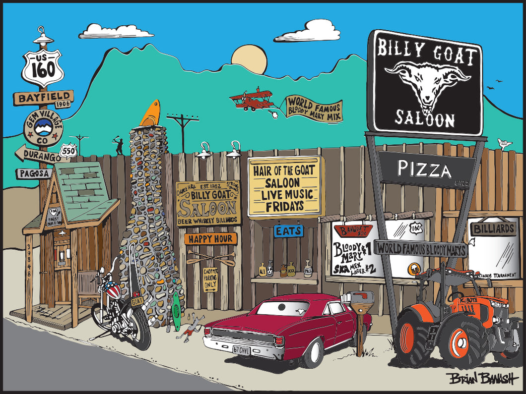 BILLY GOAT SALOON ~ GEM VILLAGE ~ BAYFIELD ~ COLORADO ~ 3:4