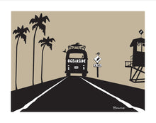 Load image into Gallery viewer, OCEANSIDE ~ SURF BUS TAIL ~ THE STRAND SOUTH ~ 3:4