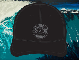 BLUES SURF & SOUL ~ HAWAI'I ~ LEATHER PATCH ~ HAT