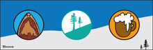 Load image into Gallery viewer, BOARD LIFE ~ SNOWBOARD ~ SLOPE PINES ~ COL&#39; BEER CLASSIC LOGO ~ 8x24