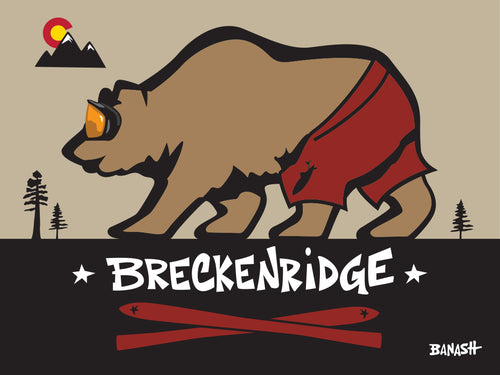BRECKENRIDGE ~ SUMMIT COUNTY ~ COLORADO ~ SKI BEAR ~ 3:4
