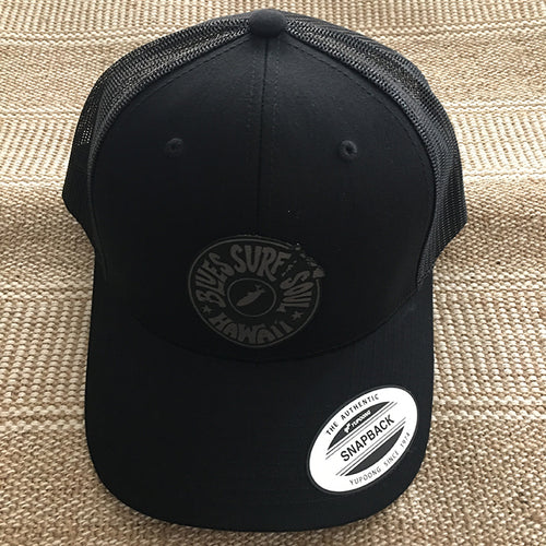 BLUES SURF & SOUL ~ HAWAI'I ~ LEATHER PATCH ~ HAT