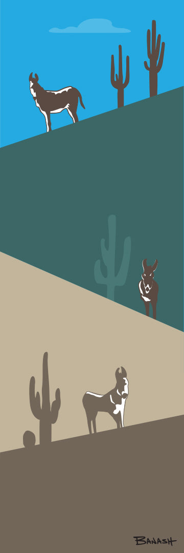 BURRO ~ CACTUS ~ SWITCHBACKS ~ 1:3
