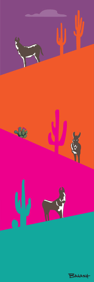 BURRO ~ CACTUS ~ SWITCHBACKS ~ NEON ~ 1:3