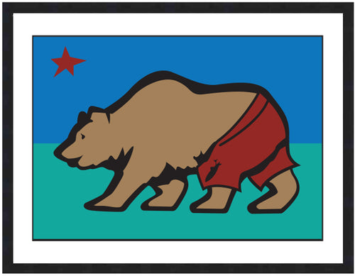 CARDIFF BY THE SEA ~ CALIFORNIA ~ SURF BEAR ~ 3:4
