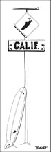 Load image into Gallery viewer, CALIF. ~ SURF XING ~ LONGBOARD ~ 1:3