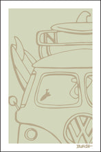 Load image into Gallery viewer, CALIF. ~ SURF ROAD BUS GRILL ~ HWY 1 ~ DRIFTWOOD ~ 2:3