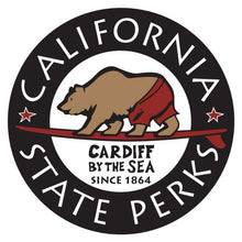 Load image into Gallery viewer, CARDIFF BY THE SEA ~ CALIFORNIA STATE PERKS ~ SURF BEAR