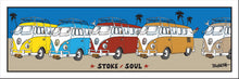 Load image into Gallery viewer, CARDIFF BY THE SEA ~ SURF BUS LINE UP ~ 1:3