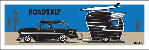 CALIFORNIA ~ HWY 1 ~ ROADTRIP ~ NOMAD ~ TEAR DROP ~ LONGBOARD ~ 1:3
