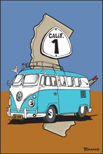 Load image into Gallery viewer, CALIFORNIA ~ SURF BUS ~ OLD HWY 1 ~ STATE ~ 2:3