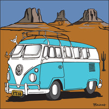 Load image into Gallery viewer, ARIZONA ~ CALIFORNIA STYLE BUS ~ ROUTE 66 ~ MONUMENT VALLEY ~ 12x12