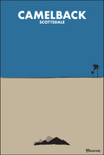 Load image into Gallery viewer, CAMELBACK ~ SCOTTSDALE ~ SAND ~ INDIGO SKY ~ 2:3