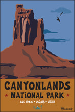 Load image into Gallery viewer, CANYONLANDS NATIONAL PARK ~ CANDLESTICK ~ UTAH ~ SUN ~ CACTUS ~ 2:3