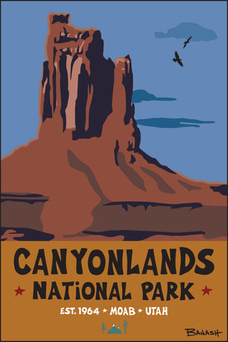 CANYONLANDS NATIONAL PARK ~ CANDLESTICK ~ 12x18