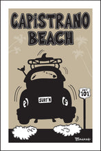 Load image into Gallery viewer, CAPISTRANO BEACH ~ SURF BUG TAIL ~ AIR ~ BLACK N TAN ~ 2:3