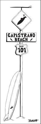 CAPISTRANO BEACH ~ LONGBOARD ~ SURF XING ~ 1:3