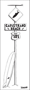 CAPISTRANO BEACH ~ LONGBOARD ~ SURF XING ~ 1:3