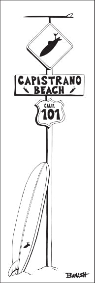 CAPISTRANO BEACH ~ LONGBOARD ~ SURF XING ~ 1:3