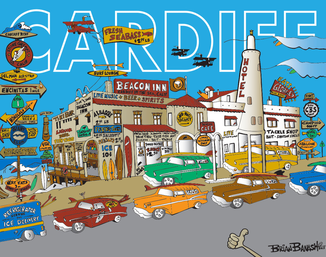 BEACON INN ~ CARDIFF BY THE SEA ~ TOWN ~ 3:4