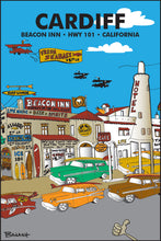 Load image into Gallery viewer, CARDIFF BY THE SEA ~ BEACON INN ~ HWY 101 ~ CALIFORNIA ~ 2:3