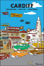 Load image into Gallery viewer, CARDIFF BY THE SEA ~ BEACON INN ~ HWY 101 ~ CALIFORNIA ~ 2:3