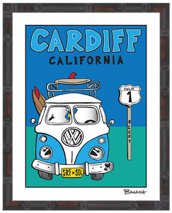 CARDIFF ~ SURF BUS GRILL ~ HWY 1 ~ 3:4