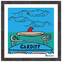 Load image into Gallery viewer, CARDIFF BY THE SEA ~ WAVE RIDERS ~ SURF BUS RACK