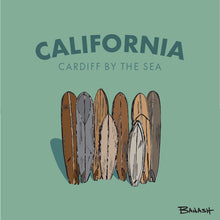 Load image into Gallery viewer, CARDIFF BY THE SEA ~ CALIFORNIA ~ VINTAGE SURFBOARD QUIVER