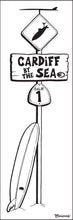 Load image into Gallery viewer, CARDIFF BY THE SEA ~ SURF XING ~ LONGBOARD ~ HWY 1 ~ 1:3