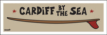 Load image into Gallery viewer, CARDIFF BY THE SEA ~ RED FIN SURFBOARD ~ 1:3