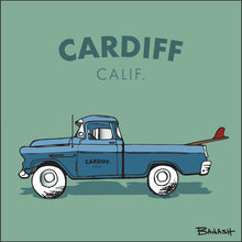 Load image into Gallery viewer, CARDIFF ~ CALIF. ~ SURF PICKUP BED ~ SURFBOARD