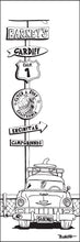 Load image into Gallery viewer, BARNEY&#39;S ~ CAMPGROUNDS ~ SIGN POST ~ SURF NOMAD ~ CARDIFF BY THE SEA ~ 1:3