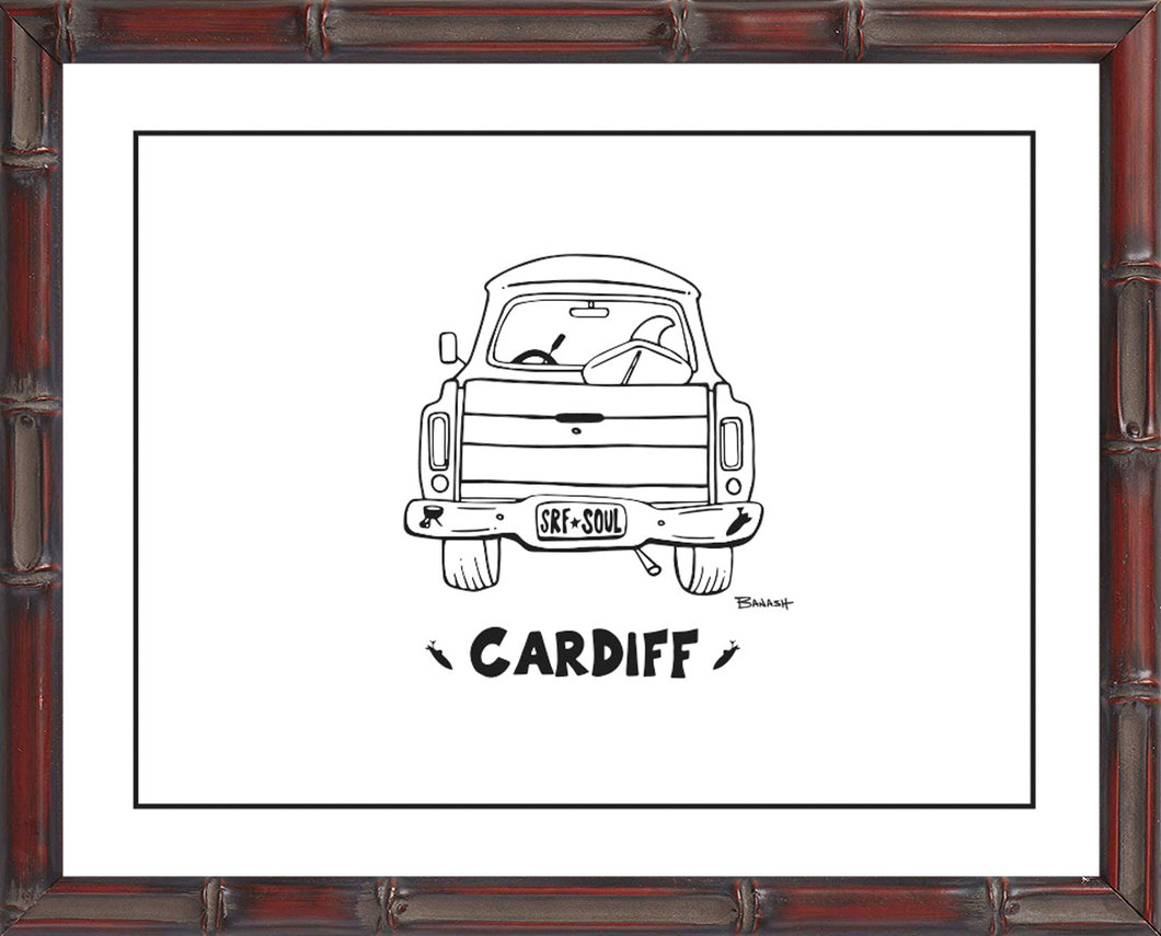 CARDIFF BY THE SEA ~ SURF PICKUP TAIL ~ CATCH A LINE ~ 3:4