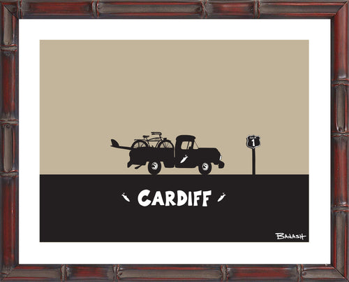 CARDIFF BY THE SEA ~ SURF PICKUP ~ AUTOCYCLE ~ HWY 1 ~ 3:4