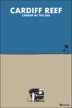 Load image into Gallery viewer, CARDIFF REEF ~ SURF TEAR DROP ~ SAND ~ INDIGO SKY ~ 2:3