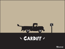 Load image into Gallery viewer, CARDIFF BY THE SEA ~ SURF PICKUP ~ HWY 1 ~ 3:4