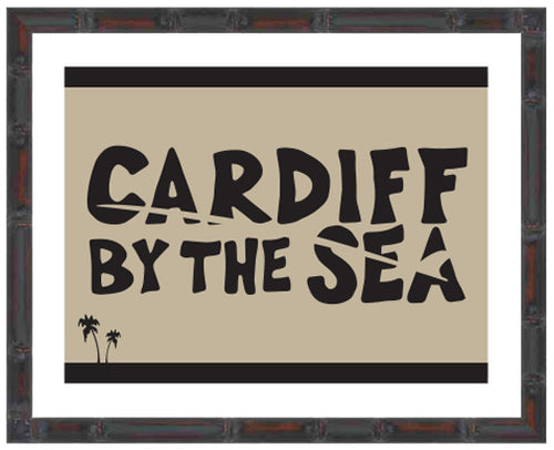 CARDIFF BY THE SEA ~ SURFBOARD STRINGER ~ 3:4